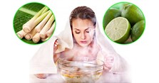 Cách nấu nước xông hơi chanh sả gừng giải cảm