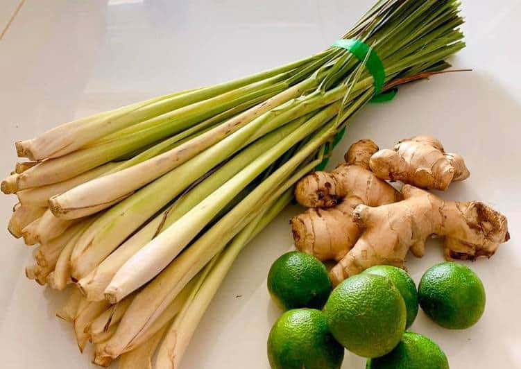 Nguyên liệu làm nước xông hơi giải cảm Nguyên liệu làm nước xông hơi giải cảm