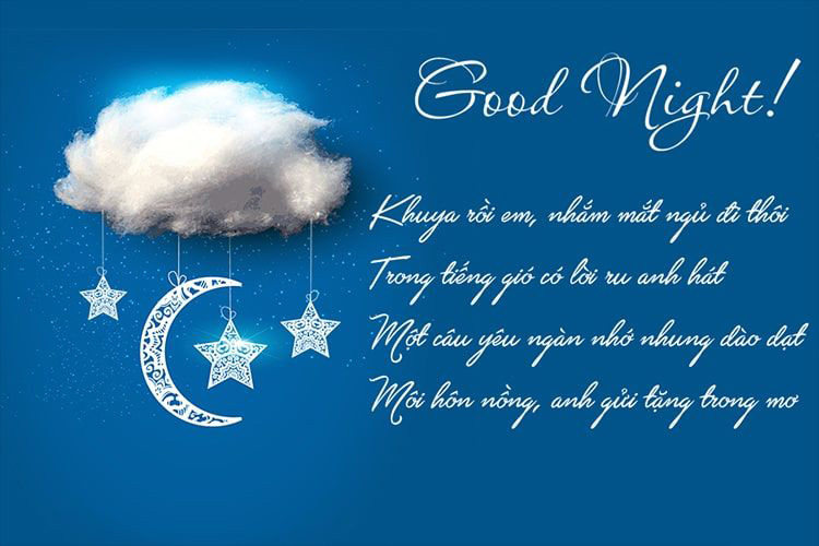 Những câu thơ chúc người yêu ngủ ngon