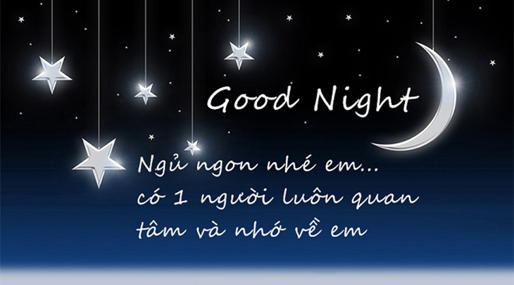 Thơ ngắn chúc người yêu ngủ ngon