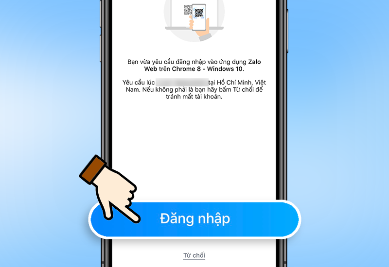 Cách đăng nhập Zalo bằng web với mã QR