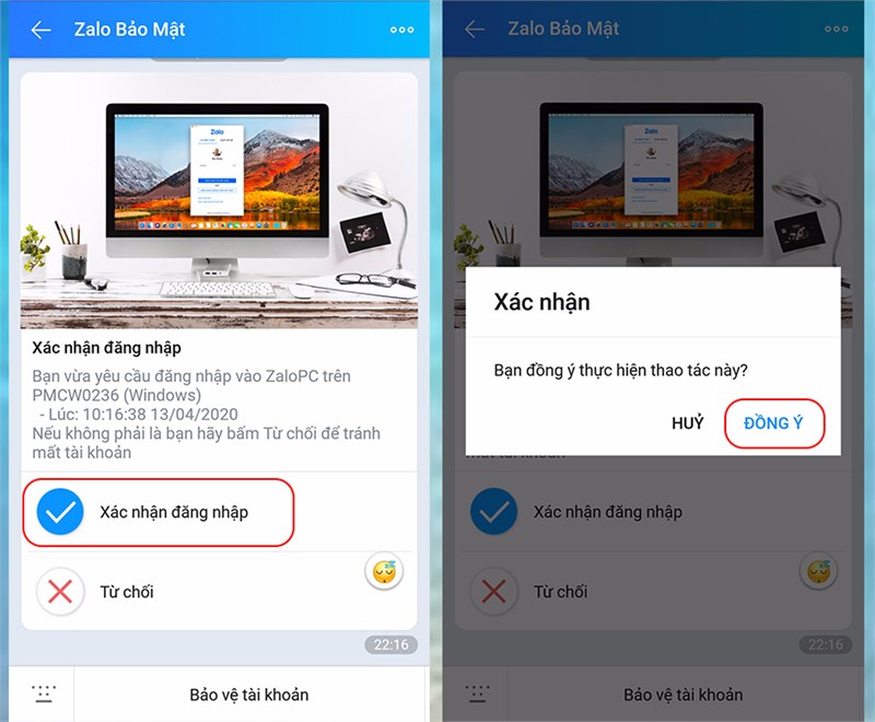 Cách đăng nhập Zalo trên máy tính bằng cách gửi yêu cầu đăng nhập Cách đăng nhập Zalo trên máy tính bằng cách gửi yêu cầu đăng nhập