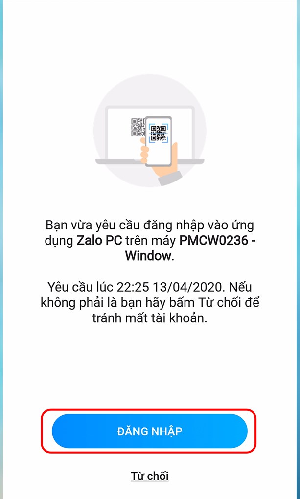 Cách đăng nhập Zalo trên máy tính sử dụng mã QR Cách đăng nhập Zalo trên máy tính sử dụng mã QR