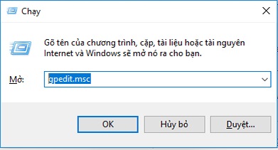 Cách tắt update Windows 10 bằng Group Policy Editor