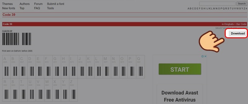 Cách tạo mã vạch bằng Excel