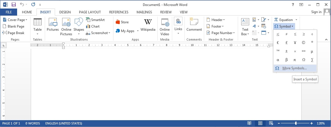 Cách gõ dấu lớn hơn hoặc bằng nhỏ hơn hoặc bằng trong Word