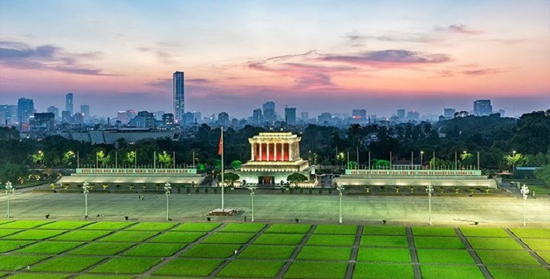 Ô cỏ Quảng trường Ba Đình Ô cỏ Quảng trường Ba Đình