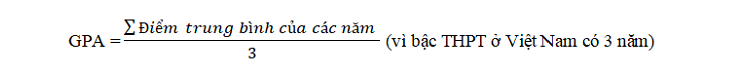 Cách tính GPA bậc THPT Cách tính GPA bậc THPT