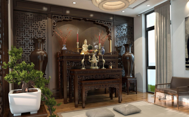 Kích thước ban thờ, tủ thờ chuẩn đẹp theo phong thủy Kích thước ban thờ, tủ thờ chuẩn đẹp theo phong thủy