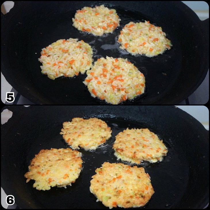 Cách làm bánh snack từ cơm nguội