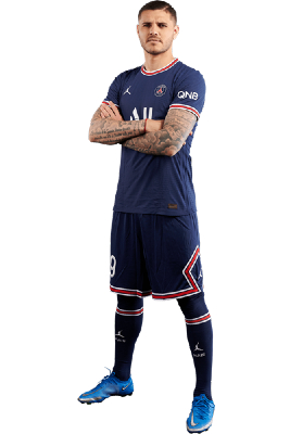 Đội hình PSG: Áo số 9 - Tiền đạo Mauro Icardi