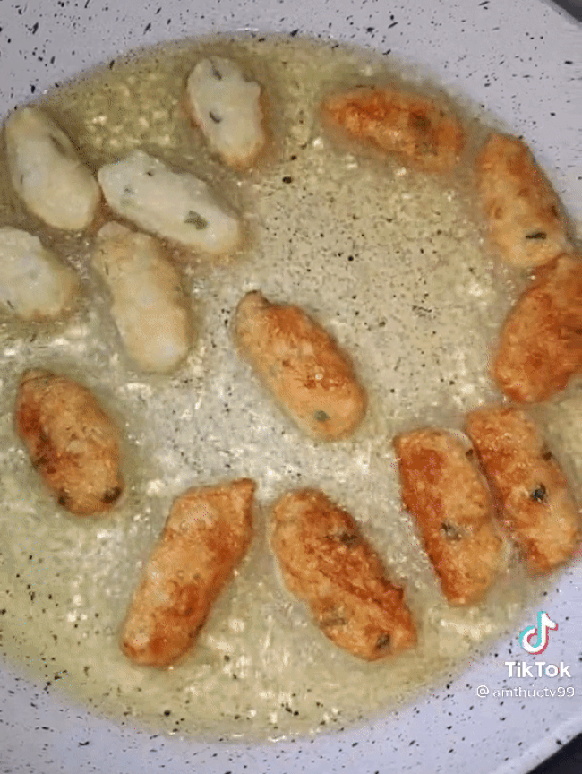 Cháo viên chiên Cháo viên chiên