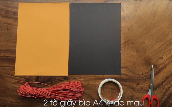 Cách làm lồng đèn Trung Thu bằng giấy A4 hình thoi