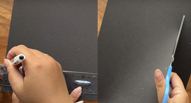 Cách làm lồng đèn Trung Thu bằng giấy A4 hình thoi