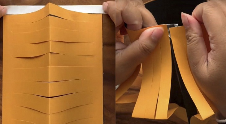 Cách làm lồng đèn Trung Thu bằng giấy A4 hình thoi