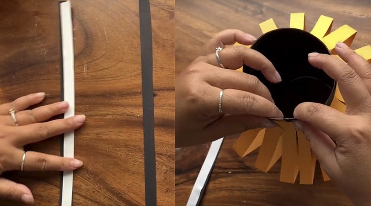 Cách làm lồng đèn Trung Thu bằng giấy A4 hình thoi