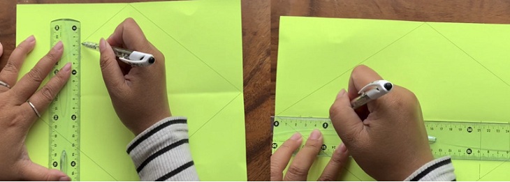 Cách làm lồng đèn Trung Thu bằng giấy A4 đốm lửa