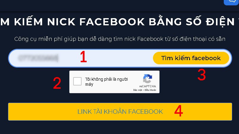 Cách tìm Facebook bằng số điện thoại bằng ứng dụng FindUID