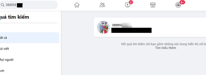 Cách tìm Facebook bằng số điện thoại trên máy tính