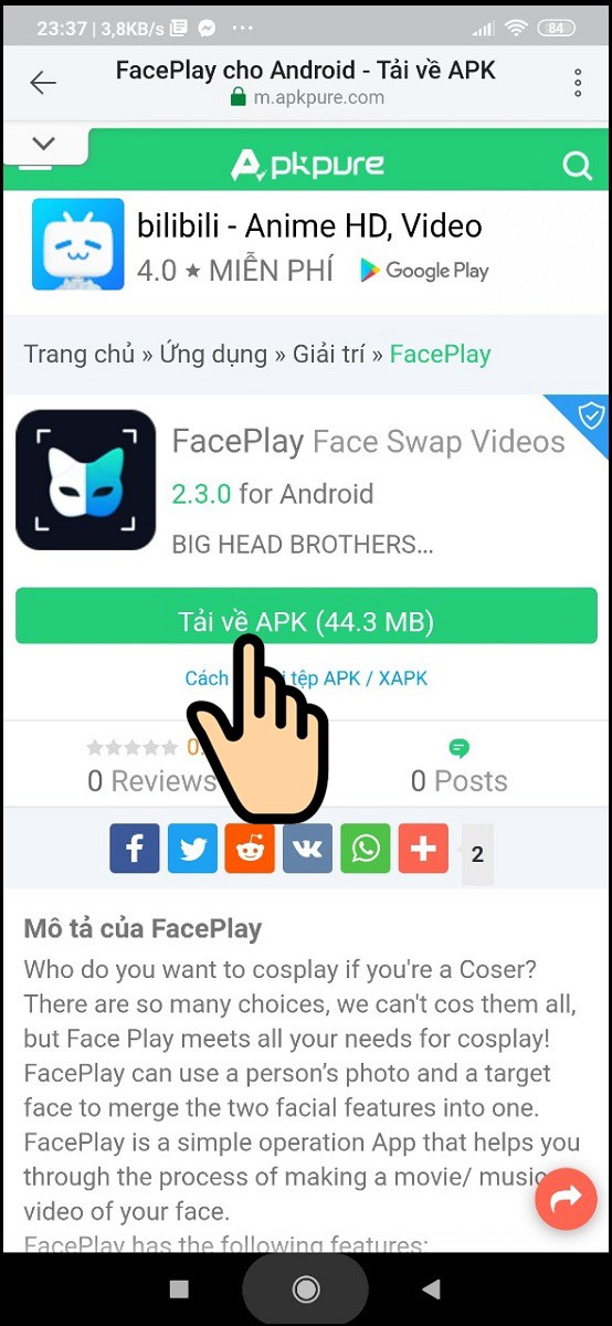 Cách tải FacePlay miễn phí Cách tải FacePlay miễn phí