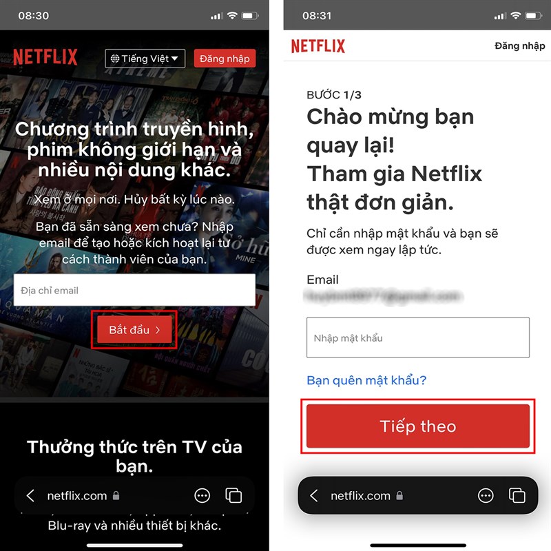 Cách đăng ký, thanh toán, gia hạn Netflix Cách đăng ký, thanh toán, gia hạn Netflix