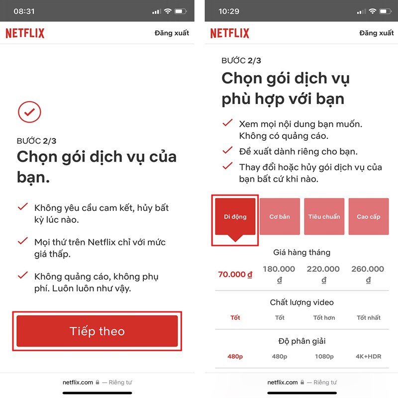 Cách đăng ký, thanh toán, gia hạn Netflix Cách đăng ký, thanh toán, gia hạn Netflix