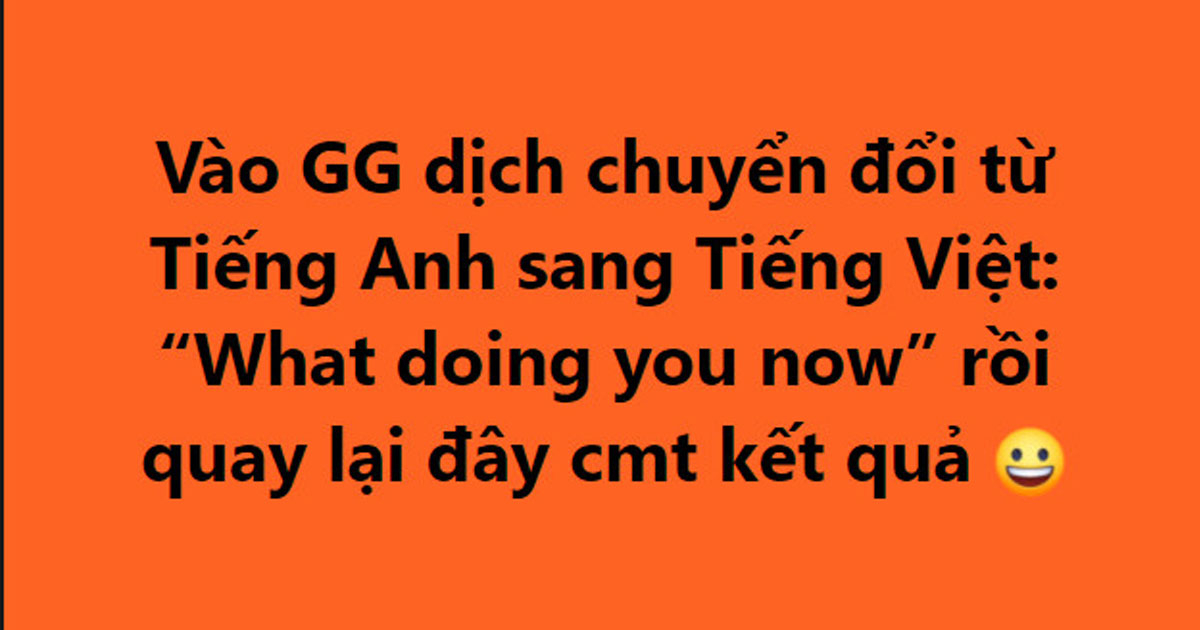 What doing you now là gì?