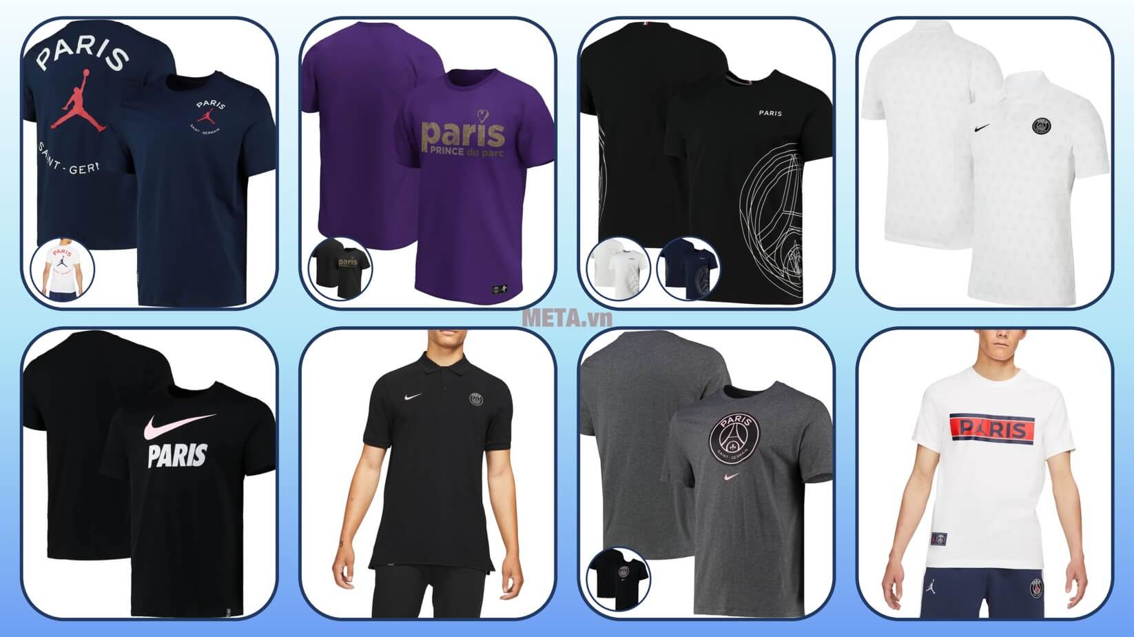 Mẫu áo phông mùa hè PSG Mẫu áo phông mùa hè PSG