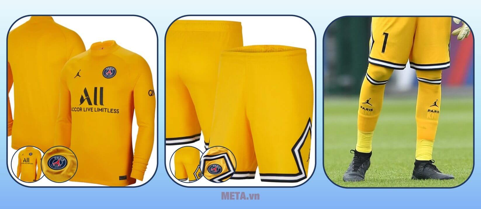 Bộ áo đấu của thủ môn PSG Bộ áo đấu của thủ môn PSG