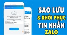 Cách khôi phục tin nhắn đã xóa trên Zalo nhanh, đơn giản