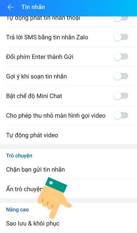Cách sao lưu tin nhắn trên Zalo Cách sao lưu tin nhắn trên Zalo