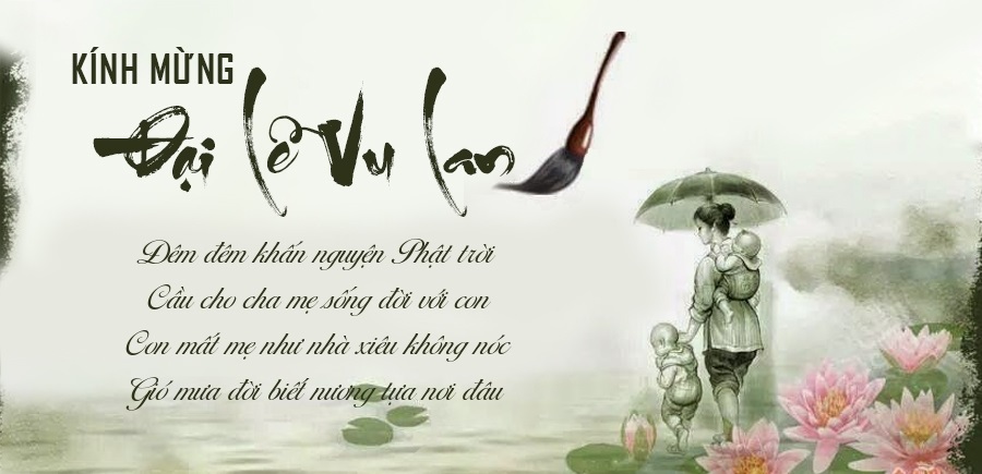 Thiệp Vu Lan báo hiếu đẹp, ý nghĩa mừng mùa hiếu hạnh