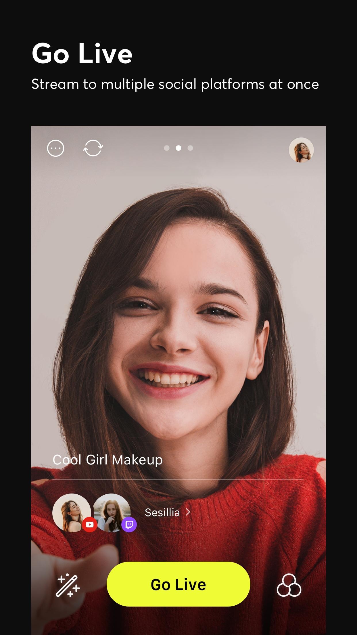 Ứng dụng live stream PRISM Live Studio Ứng dụng live stream PRISM Live Studio