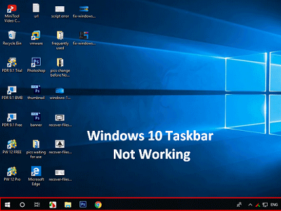 Cách sửa lỗi thanh Taskbar Windows 10 bị đơ