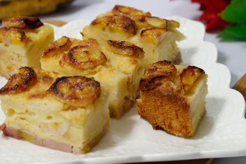 Thành phẩm món chuối nướng bằng nồi cơm điện