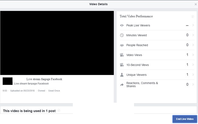 Cách livestream trên fanpage Facebook