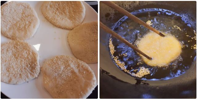 Cách làm bánh tiêu sữa không cần bột nở