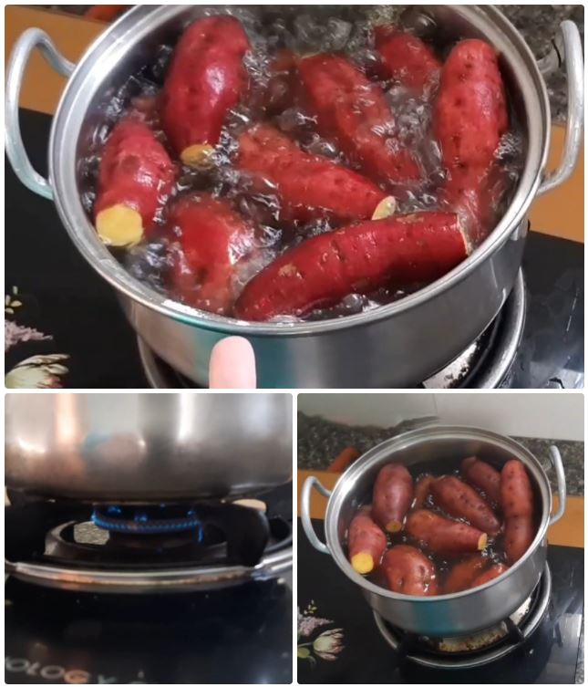 Cách luộc khoai lang ngon đơn giản tại nhà