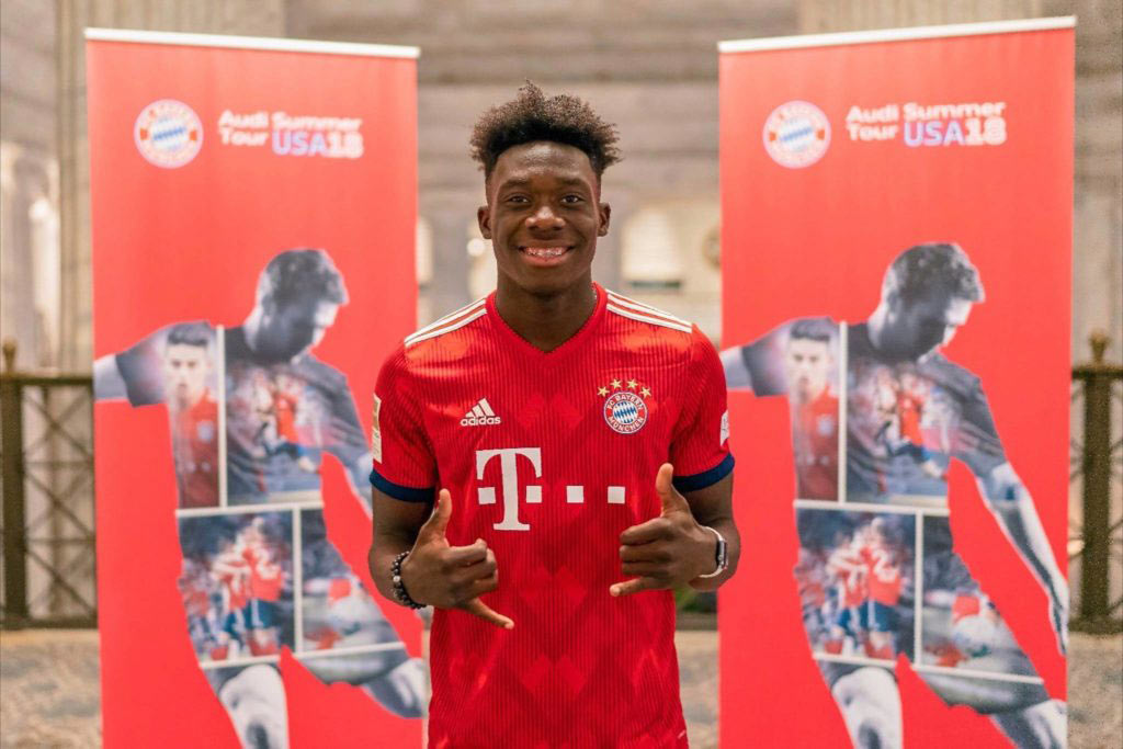 Alphonso Davies - Bayern Munich - Canada Alphonso Davies - Bayern Munich - Canada