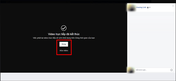 Lưu hoặc xóa video phát trực tiếp Lưu hoặc xóa video phát trực tiếp