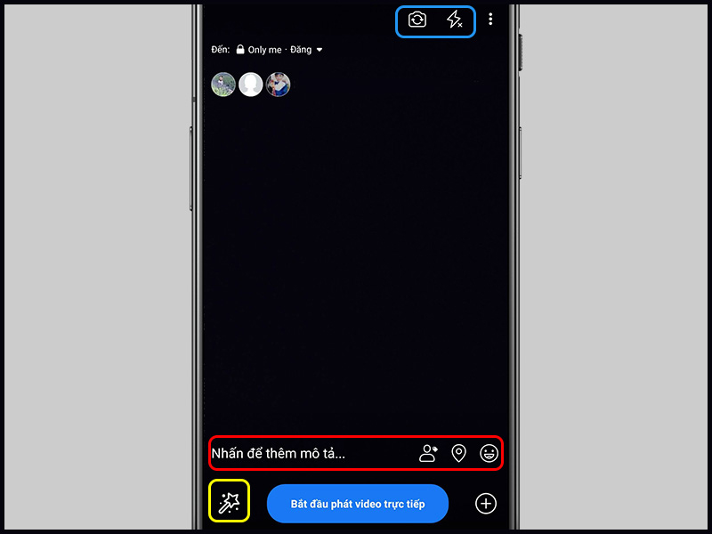 Nhấn chọn các tùy chọn Nhấn chọn các tùy chọn