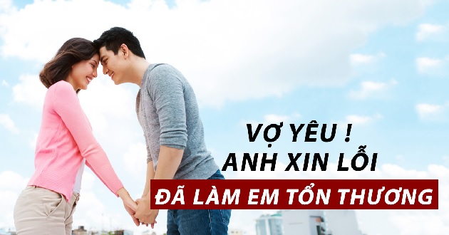Cách xin lỗi vợ