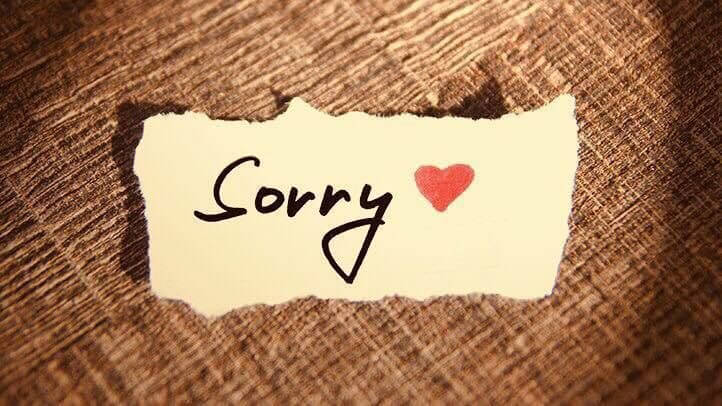 Xin lỗi người yêu bằng tiếng Anh