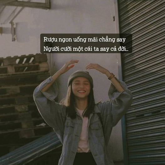 Stt thả thính bằng rượu
