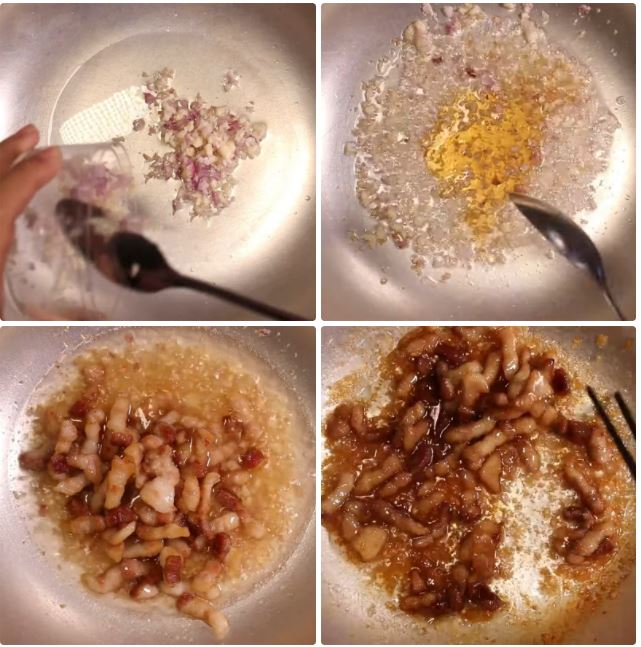 Cách làm kho quẹt tóp mỡ nước mắm kho tiêu