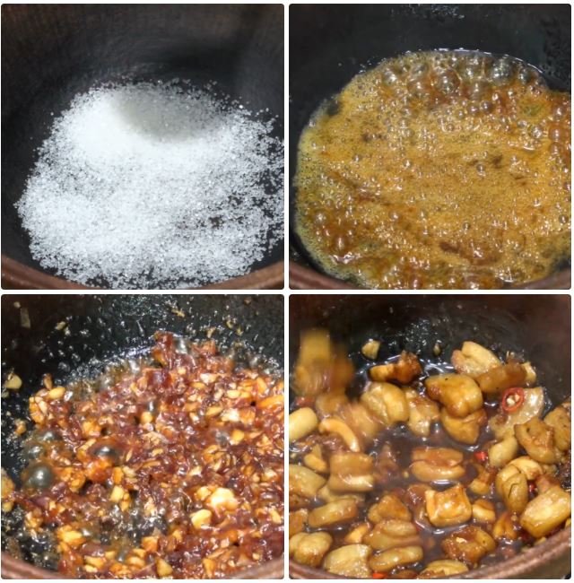 Cách làm kho quẹt tóp mỡ nước mắm