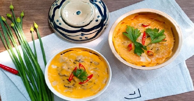 Cách làm chả trứng hấp