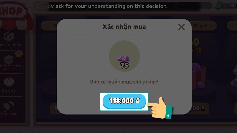 Cách nạp tiền vào Play Together