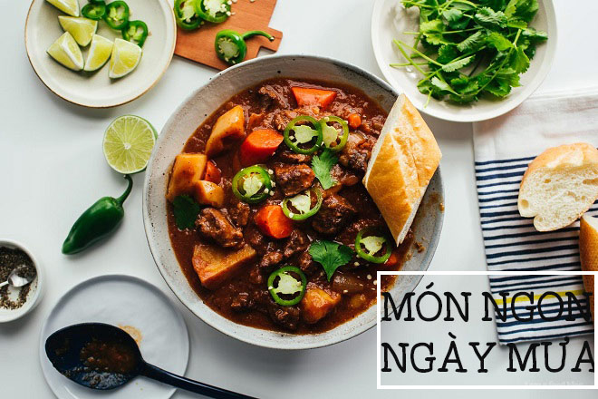 Tổng hợp các món ăn ngon ngày mưa hấp dẫn Tổng hợp các món ăn ngon ngày mưa hấp dẫn