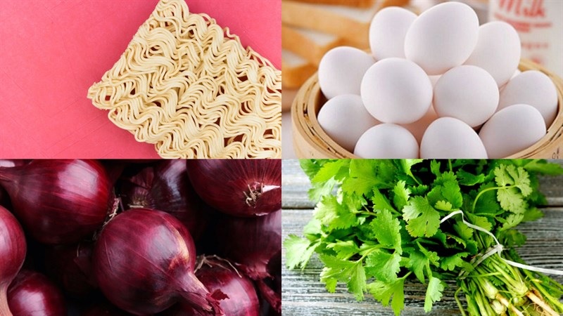 Cách làm mì chiên trứng